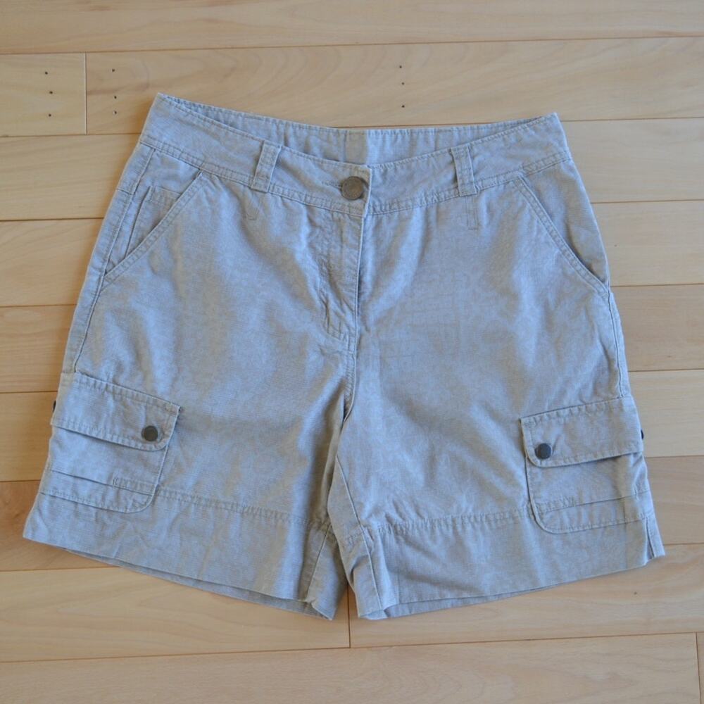 Woolrich Women's Safari Khaki Cargo Shorts Size 8